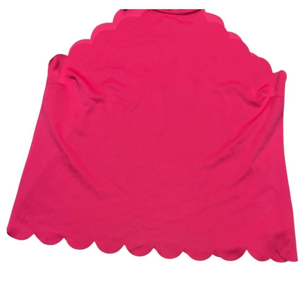 Heimish Scalloped Coral Pink Tank 2XL